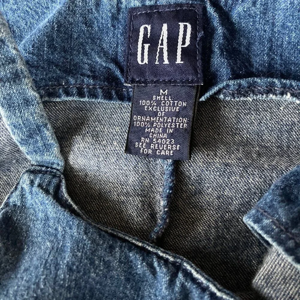 GAP Denim Dress w/ Embroidery Detail